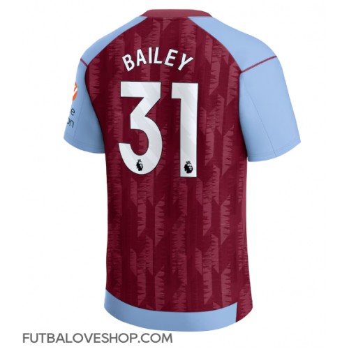 Dres Aston Villa Leon Bailey #31 Domáci 2023-24 Krátky Rukáv